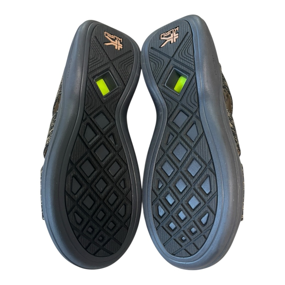KURU Coda Muse Knit Sandals Shoes Womens Size 11 Jet Black Slingback Comfort - Picture 8 of 12